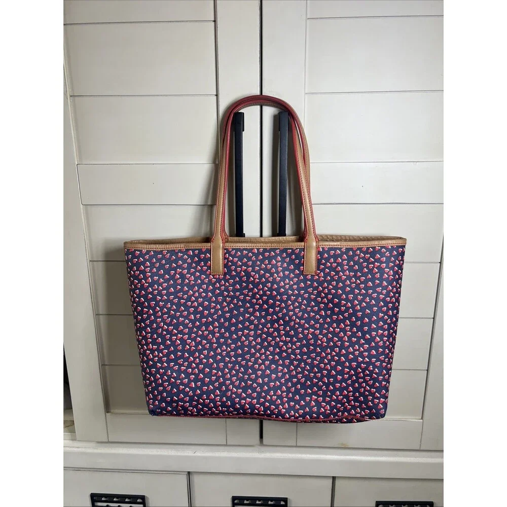 Tory Burch Kerrington Valentines Amore Tote Fair Condition Shoulder Bag